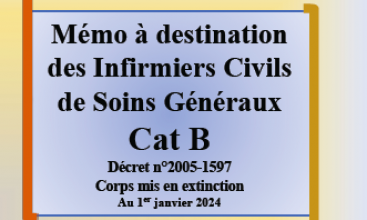 Triptyque des Infirmiers Civils de Soins Généraux Cat B
