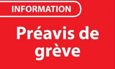 info preavis de greve