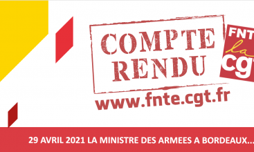 Compte-rendu de la visite de la Ministre des Armées à Bordeaux le 29 avril 2021.