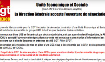 Tract EURENCO BERGERAC - La Direction Générale accepte l'ouverture de négociations.