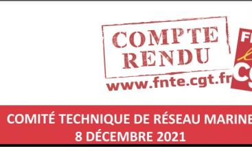 COMITÉ TECHNIQUE DE RÉSEAU MARINE DU 8 DÉCEMBRE 2021