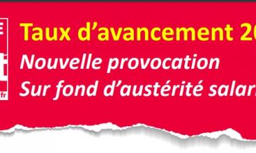 Expression fédérale : Taux d’avancement 2022 : Nouvelle provocation Sur fond d’austérité salariale