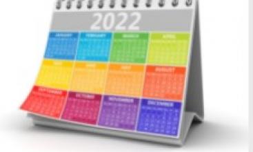 Calendrier des CAPC - CAPL - CAPSO - CCEL 2022 de février 2022.