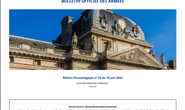 Instruction n°0001D22009106/ARM/SGA/DRH-MD relative au classement en deux groupes des fonctions des AA du MinArm au regard de leur IFSE du 20 mai 2022