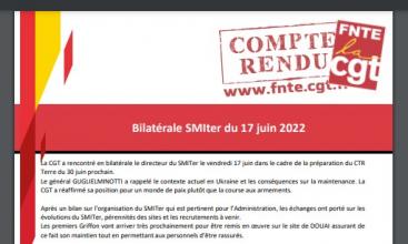 Bilatérale SMITer du 17 juin 2022 - Compte-rendu