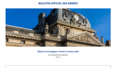 Instruction n°0001D22017427 modifiant l'instruction n°0001D22009106/ARM/SGA/DRH-MD relative au classement en 2 groupes des fonctions des Adjoints Administratifs relevant du MinArm au regard de leur indemnité de fonctions, de sujétions et d'expertise.