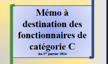 Triptyque Fonctionnaires Catégorie C 2024