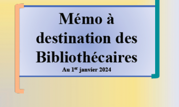 Triptyque Cat A à destination des Bibliothécaires