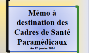 Triptyque Cat A Cadre de Santé Paramédicaux Civils 2024