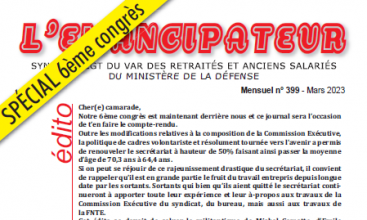 L'EMANCIPATEUR - N° 399 - Mars 2023 - Spécial 6ème congrès.