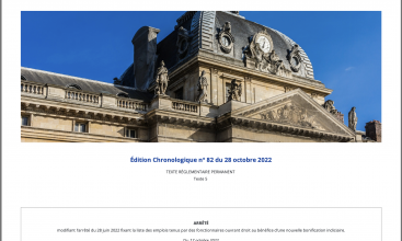 Arrêté du 17 octobre 2022 modifiant l'arrêté du 28 juin 2022 fixant la liste des emplois tenus par des fonctionnaires ouvrant droit au bénéfice de la NBI