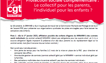 Tract FNTE : Protection Sociale Complémentaire : Le collectif pour les parents, l'individuel pour les enfants ?