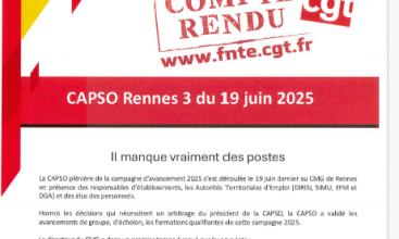 CAPSO RENNES 3 du 19 juin 2025 - Déclaration Liminaire et Compte Rendu.